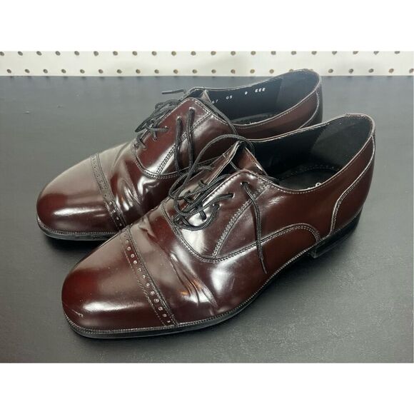 Florsheim cap toe dress shoes size 9 main image 3